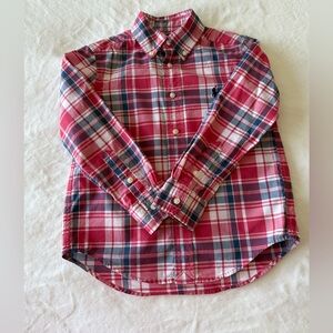 Ralph Lauren Plaid Button-Up Shirt